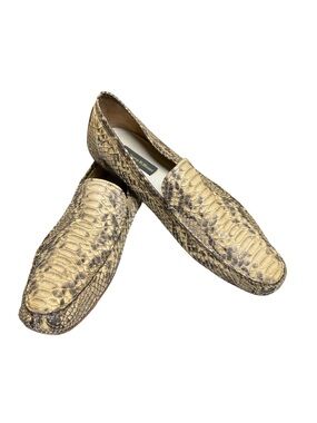 Rodney P. Hunt Genuine Python Driving Loafers Size UK13 U.S. 14